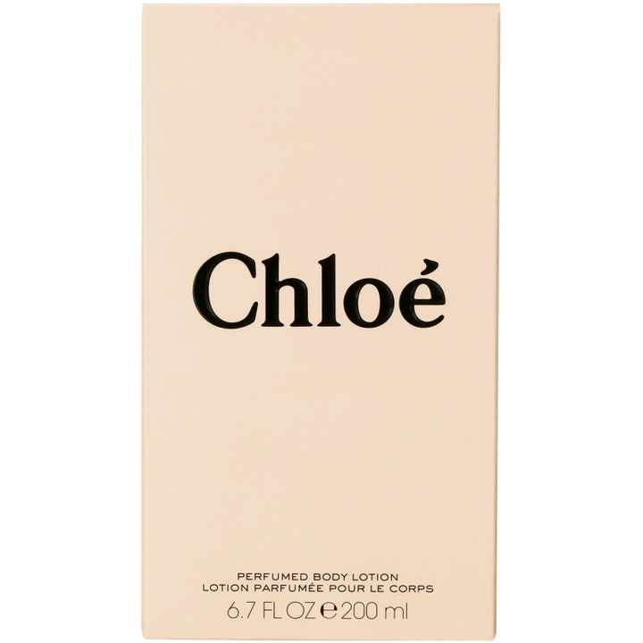 Chloé Chloé Body Lotion 200 ml parfumeret bodylotion i en beige ydre emballage med sort logo