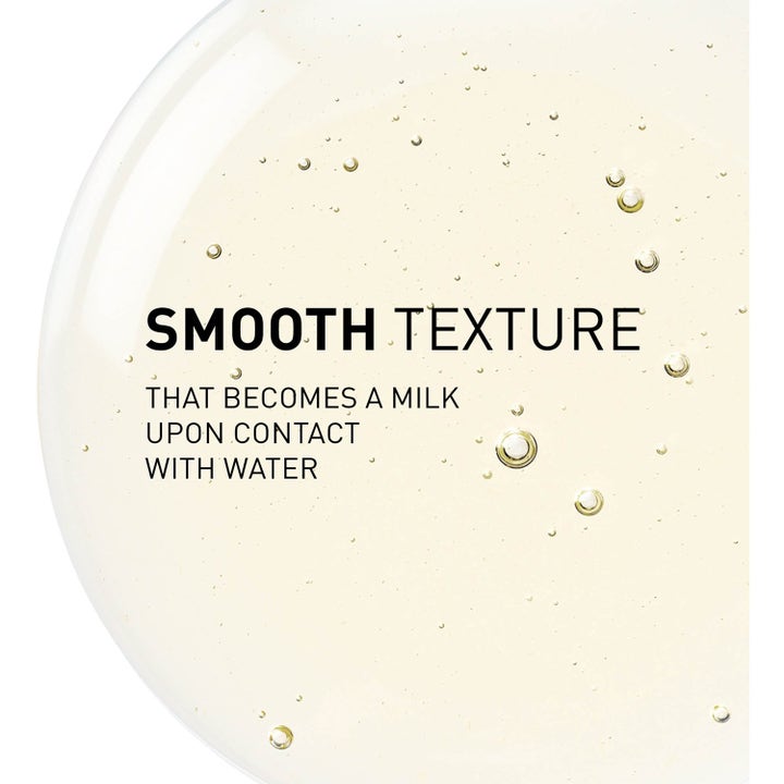 Filorga Skin-Prep Perfecting Cleansing Oil 150 ml renseolie med teksten Smooth Texture og klare luftbobler