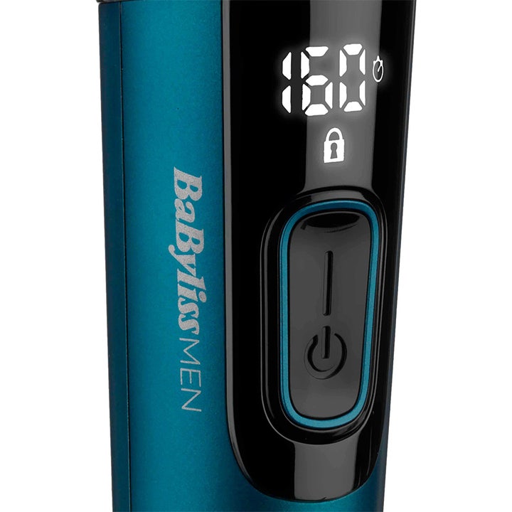 BaByliss Japanese Steel Digital Hair Clipper 1 stk hårklipper med digitalt display der viser 160 og låseikon.