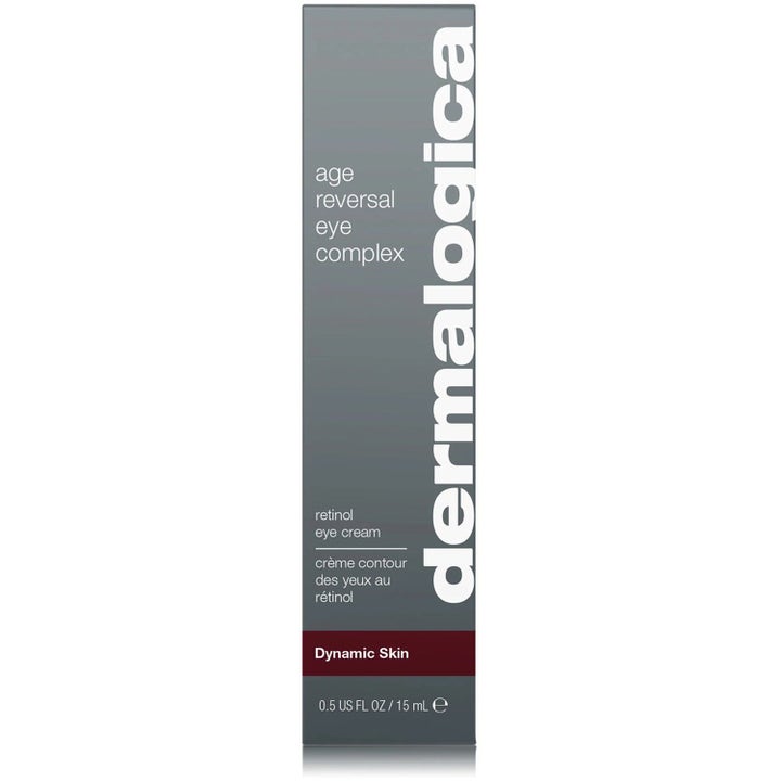 Dermalogica Age Reversal Eye Complex 15 ml retinol øjencreme mod rynker i grå og hvid papæske.