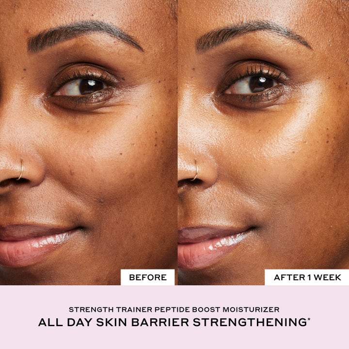 Ole Henriksen Strength Trainer Peptide Boost Moisturizer 50 ml styrker hudbarrieren med synlig effekt efter en uges brug