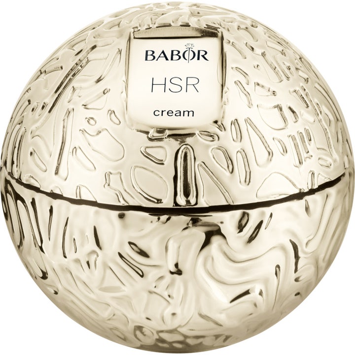 Babor HSR Anti-Wrinkle Cream 50 ml opstrammende ansigtscreme i en luksuriøs guldfarvet rund krukke med mønster
