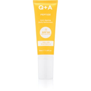 Q+A Peptide Renewing Face Sunscreen SPF 50