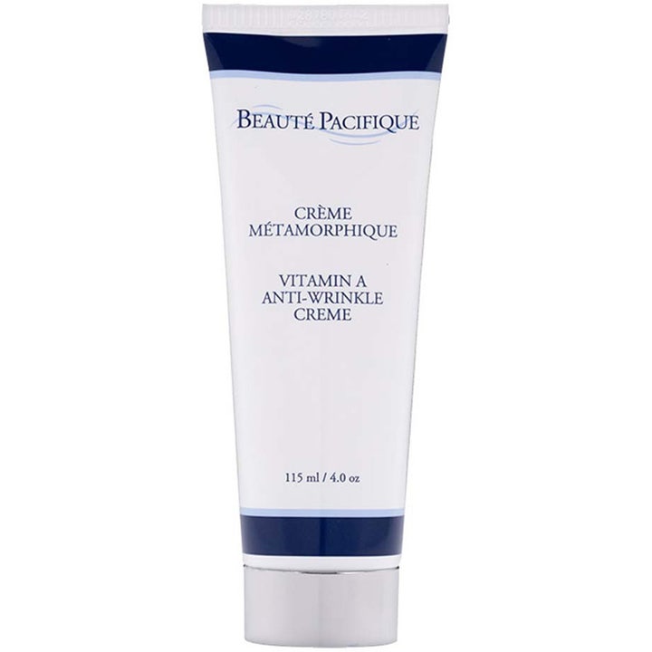 Beauté Pacifique Crème Métamorphique 115 ml anti-age ansigtscreme i hvid tube med blå detaljer og sølvlåg