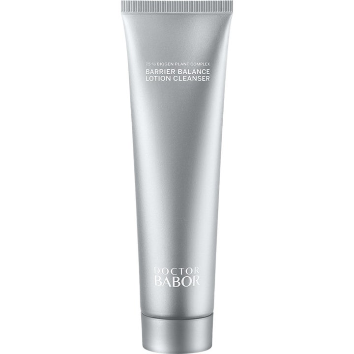 Doctor Babor Barrier Balance Lotion Cleanser 200 ml styrkende ansigtsrens i en metallisk sølvfarvet tube