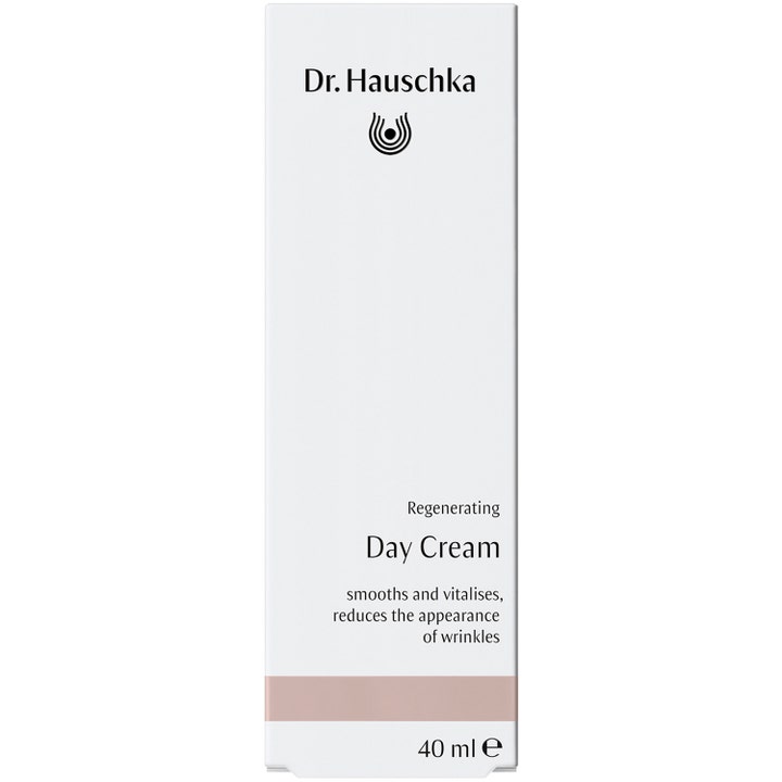 Dr. Hauschka Regenerating Day Cream 40 ml udglattende dagcreme i hvid emballage der mindsker rynker