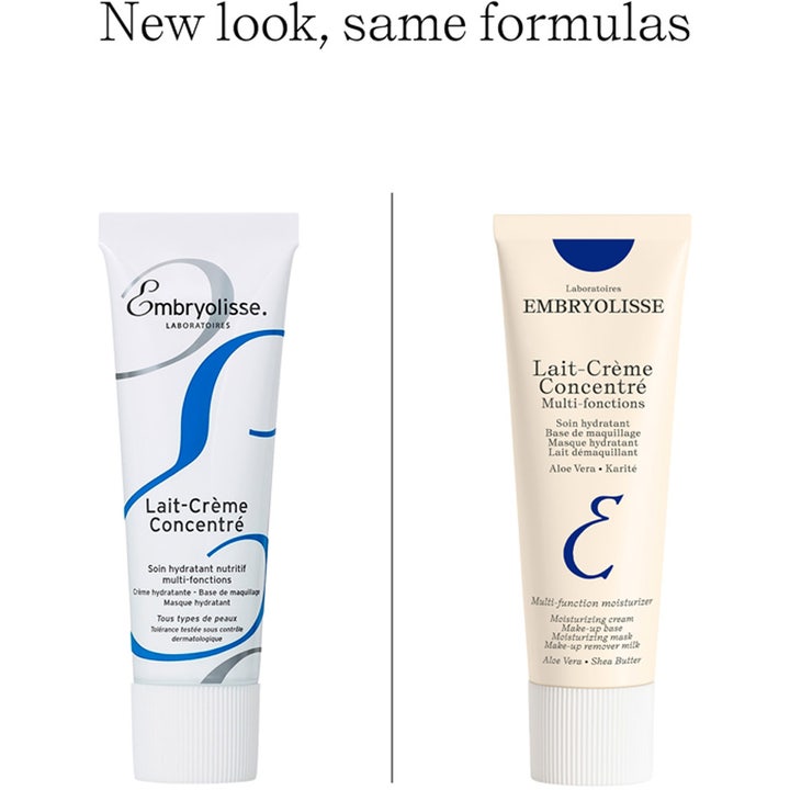 Embryolisse Lait Creme Concentre 30 ml fugtgivende ansigtscreme i hvid og beige tube med nyt design