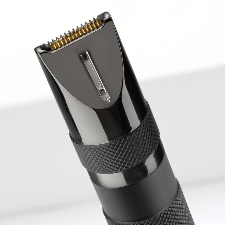 BaByliss Super X-Metal 1 stk skægtrimmer med præcisionshoved i sort krom og guldfarvede blade