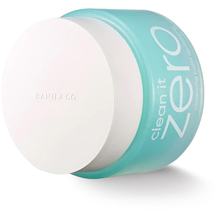Banila Co Clean It Zero Cleansing Balm Revitalizing 100 ml revitaliserende ansigtsrens i turkis krukke med hvidt låg