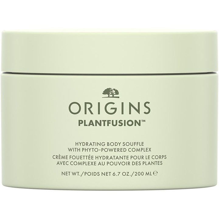 Origins Plantfusion Hydrating Body Souffle 200 ml fugtgivende kropscreme i en lysegrøn krukke med skruelåg