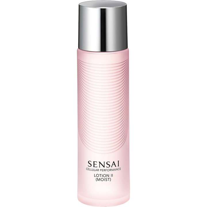 Sensai Cellular Performance Lotion II Moist 60 ml fugtgivende toner i lyserød flaske med sølvlåg