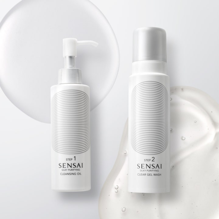 Sensai Silky Purifying Clear Gel Wash 145 ml ansigtsrens og renseolie med klar geltekstur