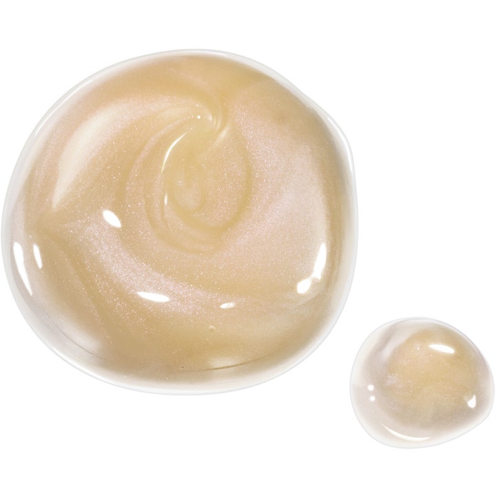 Lancôme Absolue The Serum 30 ml hudpleje viser en let gylden og perlemorsskinnende serumtekstur
