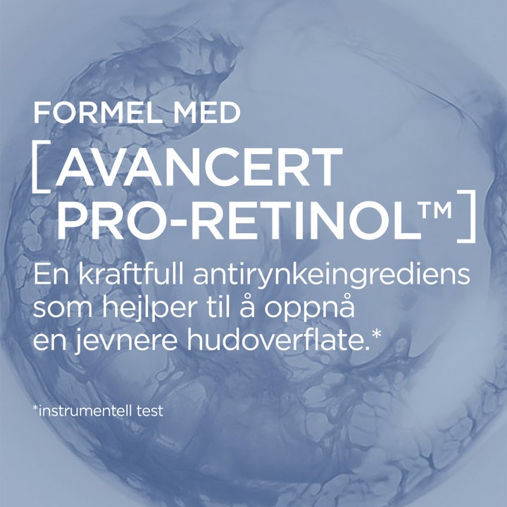 L'Oréal Paris Revitalift øjencreme 15 ml antirynke med tekst om Pro-Retinol for en jævnere hudoverflade