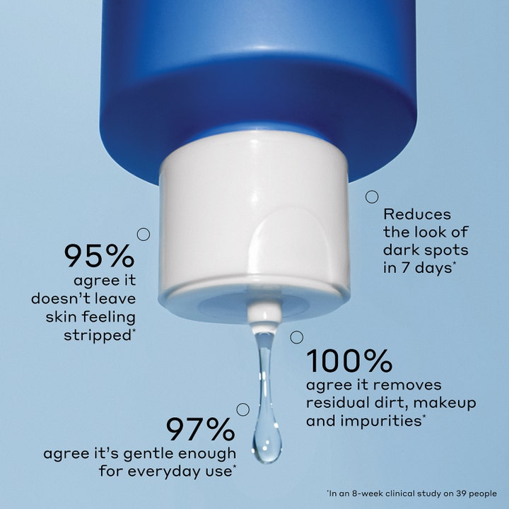 Ole Henriksen Glow2OH Dark Spot Toner 190 ml mod mørke pletter viser klar konsistens og kliniske resultater