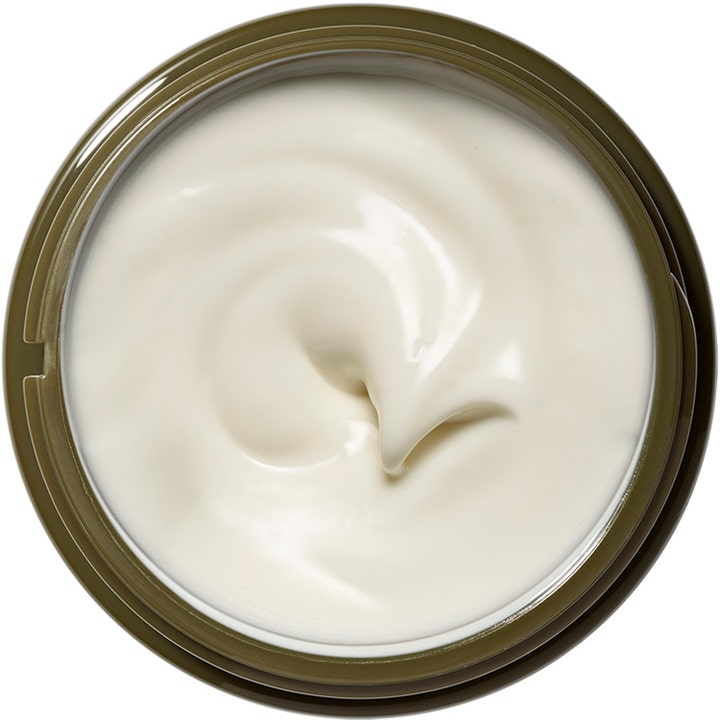 Origins Plantscription Powerful Lifting Face Cream 50 ml opstrammende dagcreme viser en fyldig cremet hvid tekstur