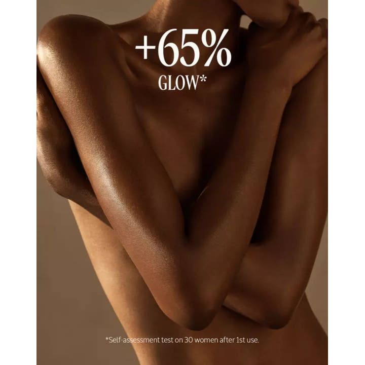 L'Occitane Almond Supple Skin Oil 100 ml kropsolie giver +65% glow vist på glat og fugtet hud