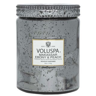 Voluspa Large Jar Candle Makassar Ebony & Peach