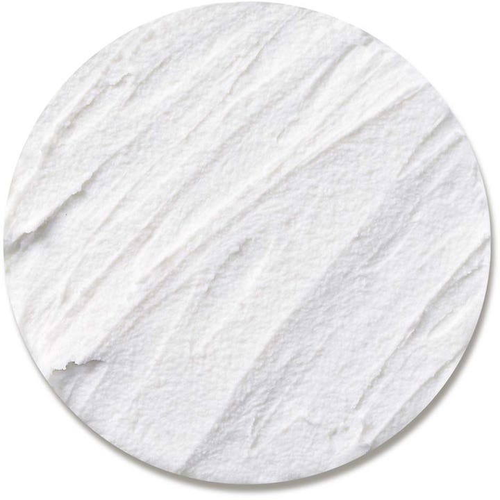 Dr Brandt Microdermabrasion Face Exfoliator 60 g ansigtsskrub viser en hvid cremet peeling med finkornet tekstur.