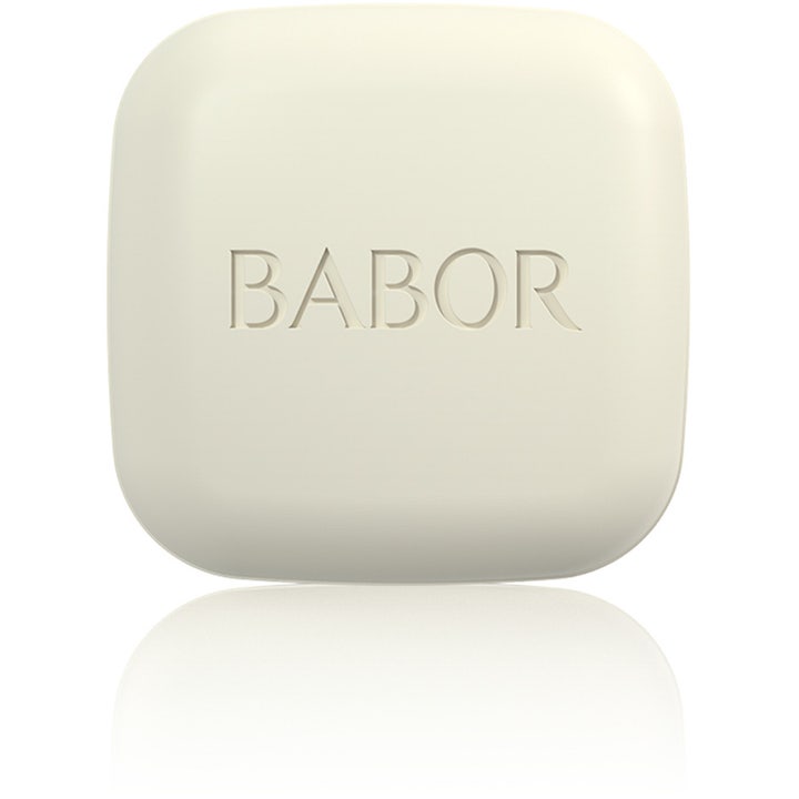 Babor Cleansing Bar fast renseprodukt til ansigtet cremehvid firkantet bar med afrundede hjørner