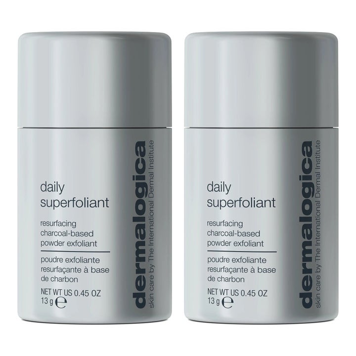Dermalogica Daily Superfoliant 13 g eksfolierende kulpulver der fornyer huden i to grå beholdere