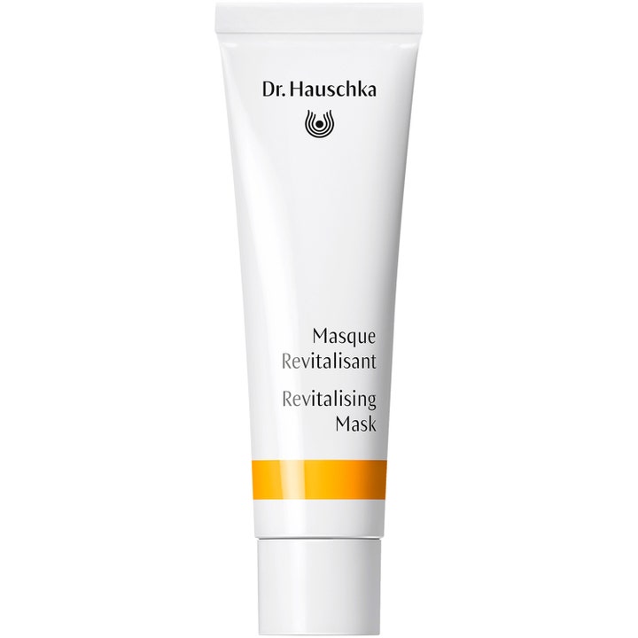 Dr. Hauschka Revitalising Mask 30ml revitaliserende ansigtsmaske i hvid tube med orange detalje og hvidt låg
