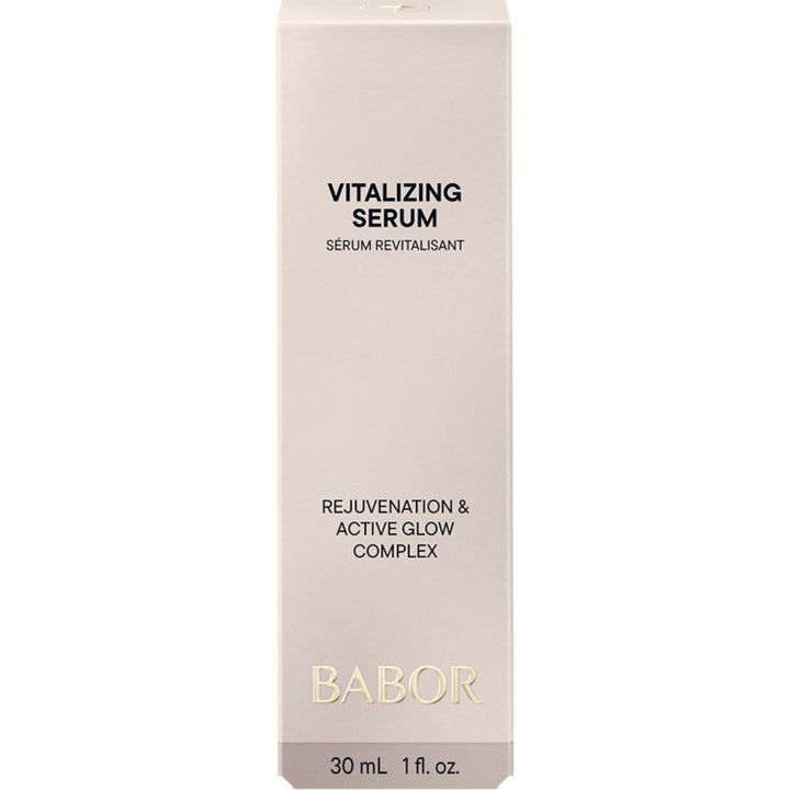 Babor Vitalizing Serum 30 ml vitaliserende ansigtsserum til træt hud i hvid æske med en elegant guldlabel.