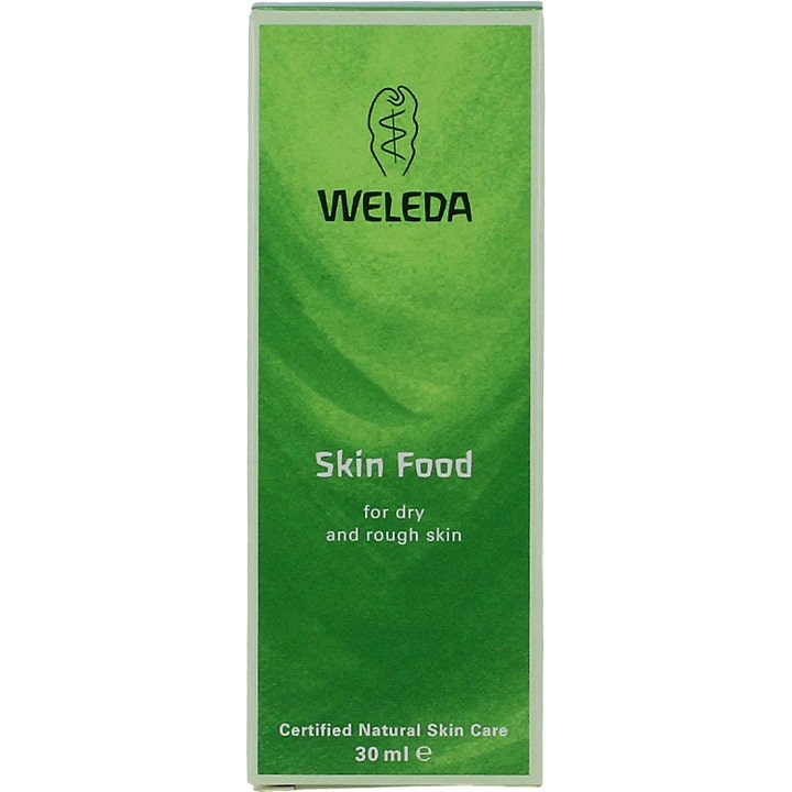 Weleda Skin Food 30 ml nærende body lotion i grøn æske til tør og ru hud