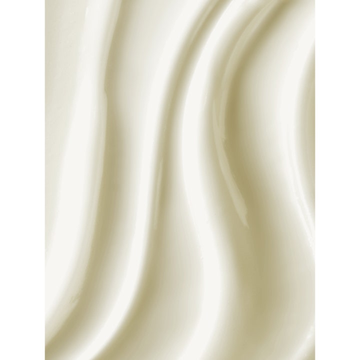 Biotherm Lait Solaire 400 ml fugtgivende solcreme SPF30 med en blød hvid cremet tekstur i bølgende mønster