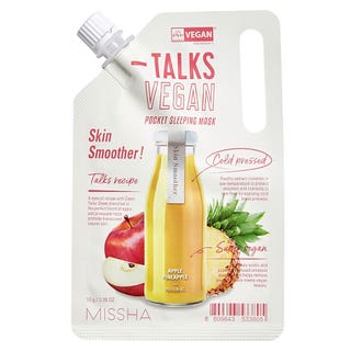 MISSHA Talks Vegan Squeeze Pocket Sleeping Mask [Skin Smoother]
