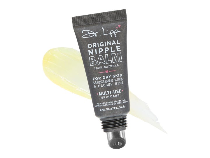 Dr.Lipp Original Nipple Balm 8 ml 100% Natural læbepleje til tør hud i grå tube med tyk gullig balsamtekstur