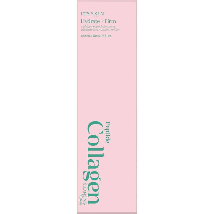 It'S SKIN Peptide Collagen Cleansing Foam 150 ml opstrammende ansigtsrens i lyserød papiremballage