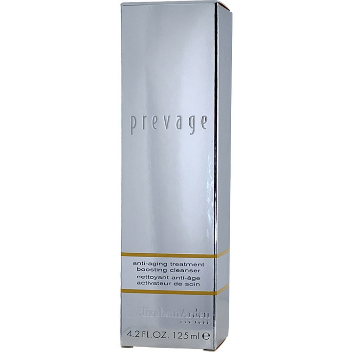 Elizabeth Arden Prevage Anti-Aging Treatment Boosting Cleanser 125 ml rengøringsgel i metallisk sølvfarvet æske