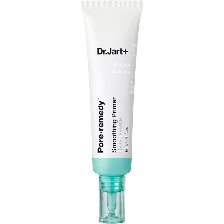 Dr. Jart+ Pore-remedy Smoothing Primer 30 ml udglattende primer som giver jævn hud i hvid tube med mintgrøn bund