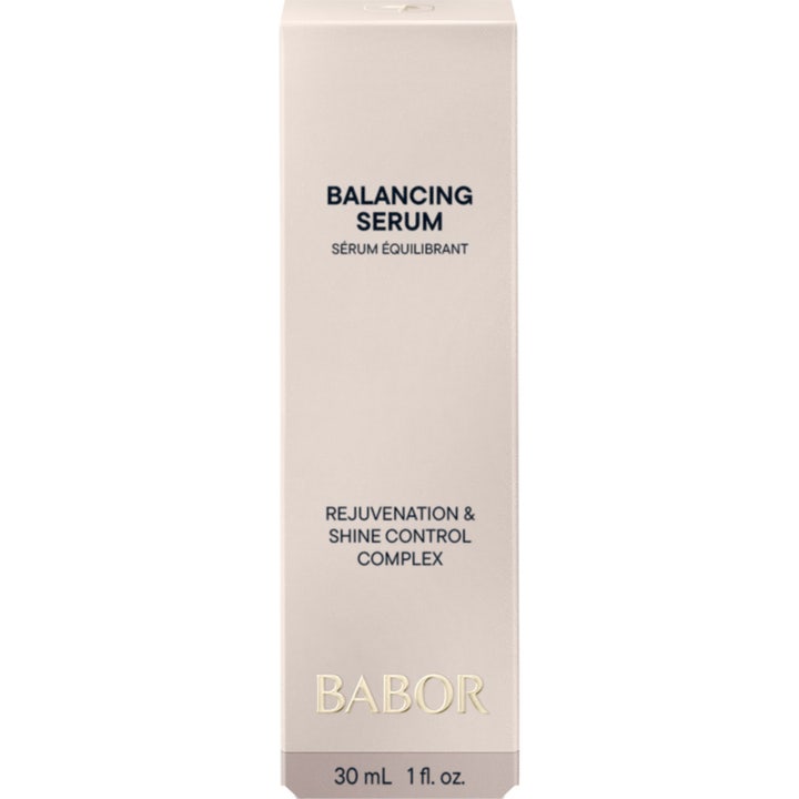 Babor Balancing Serum 30 ml Skinovage ansigtsserum til kombineret hud i hvid og lyseblå papæske.