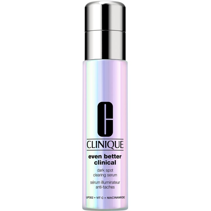 Clinique Even Better Clinical Dark Spot Clearing Serum med vitamin C mod mørke pletter i iriserende flaske.