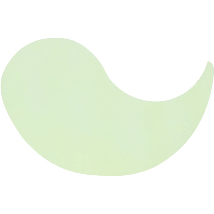 Holika Holika Eyefessional Anti-Wrinkle Avocado Eye Patch 84 g øjenmaske mod rynker ses som en lysegrøn dråbeformet patch