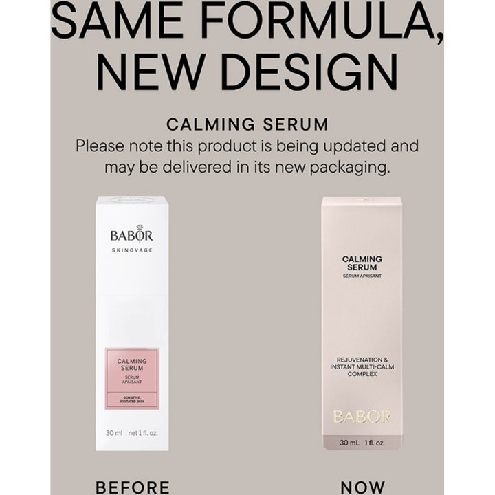 Babor Calming Serum 30 ml beroligende ansigtsserum i frostet glasflaske med hvidt låg