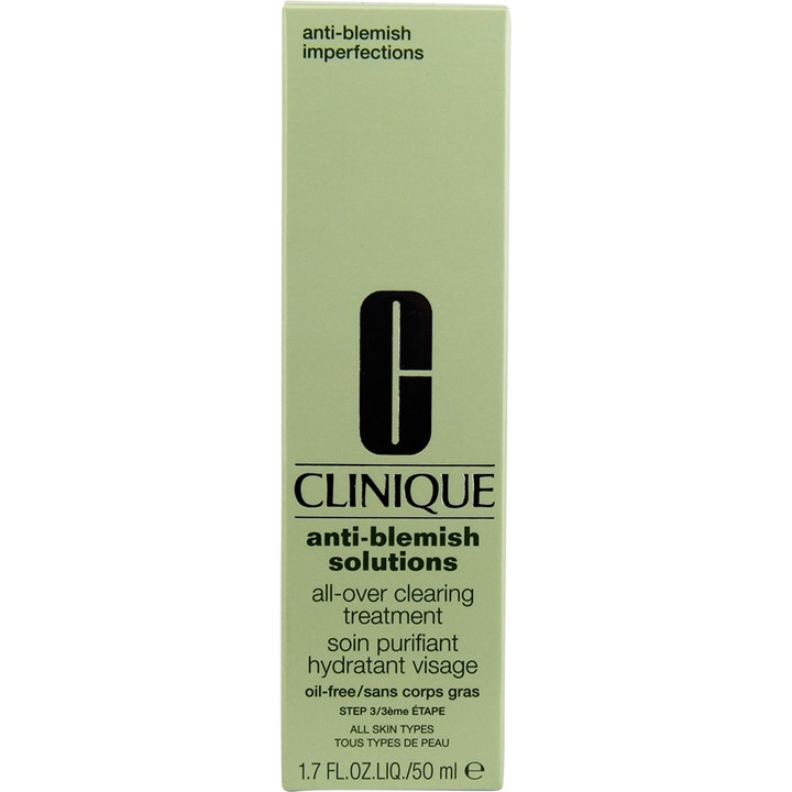 Clinique Anti-Blemish Solutions 50 ml plejende ansigtscreme i lysegrøn emballage til uren hud