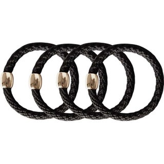 By Bangerhead Braided Hair Tie Black