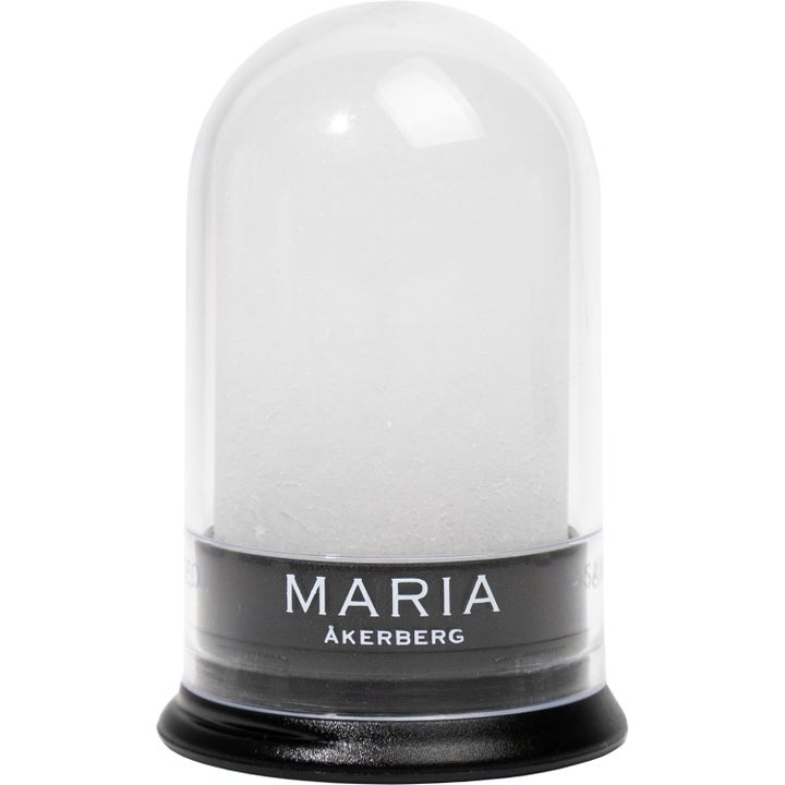 Maria Åkerberg Saltdeodorant 50g naturlig krystaldeodorant hvid saltsten i gennemsigtig kuppel med sort base