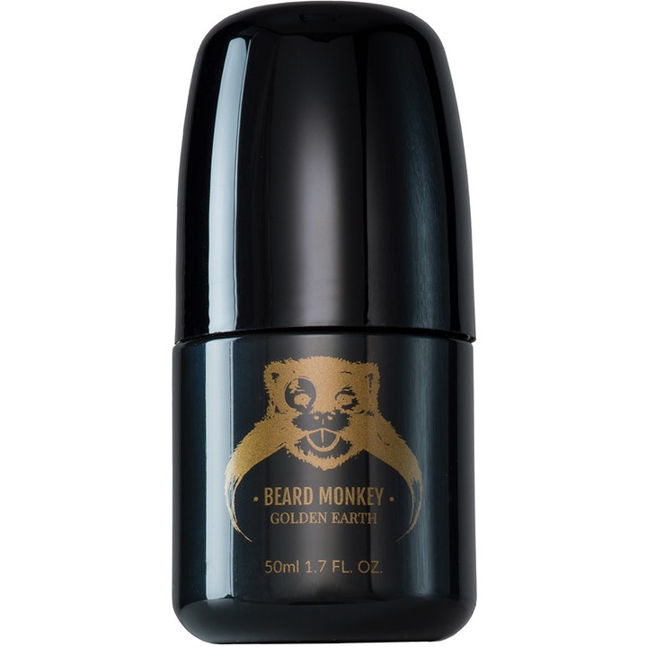 Beard Monkey Golden Earth 50ml roll-on deodorant der giver friskhed i en sort beholder med guldlogo