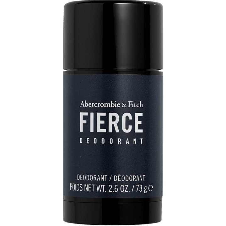 Abercrombie & Fitch Fierce Deodorant 73g giver velduftende beskyttelse i en sort stick med mørkeblå label.