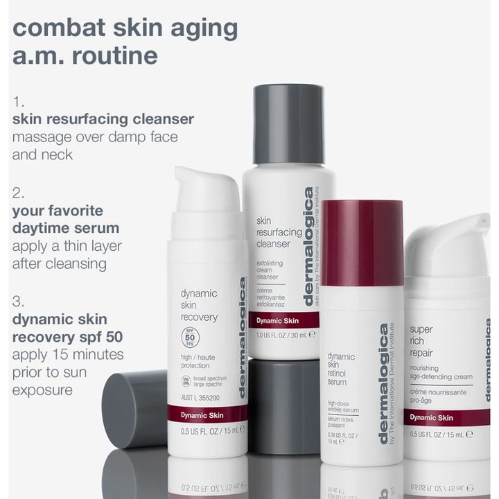 Dermalogica Skin Aging Solutions 70 ml hudplejesæt med serum og creme til en komplet morgenrutine