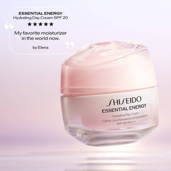 Shiseido Essential Energy Hydrating Day Cream 50 ml dagcreme viser hyaluronsyre kompleks med overlegen absorption.