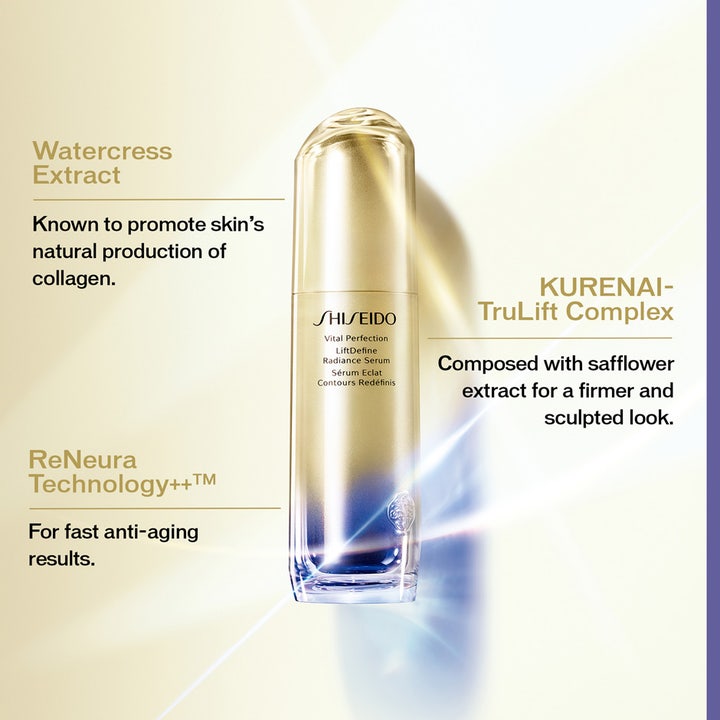 Shiseido Vital Perfection LiftDefine Radiance Serum 40 ml opstrammende serum med Watercress Extract og TruLift Complex.