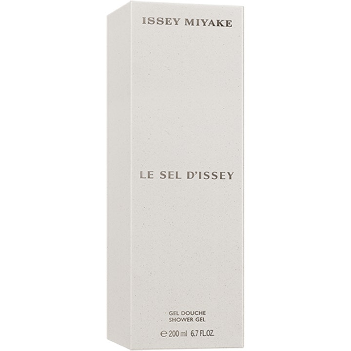 Issey Miyake Le Sel D'Issey Shower Gel 200 ml opfriskende kropsvask i en lysegrå tekstureret æske