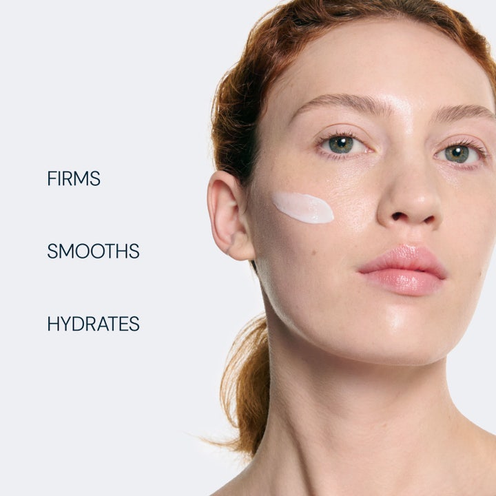 Elemis Pro-Collagen Rose Marine Cream 50 ml dagcreme med brune grønne og røde mikroalger i en lyserød krukke