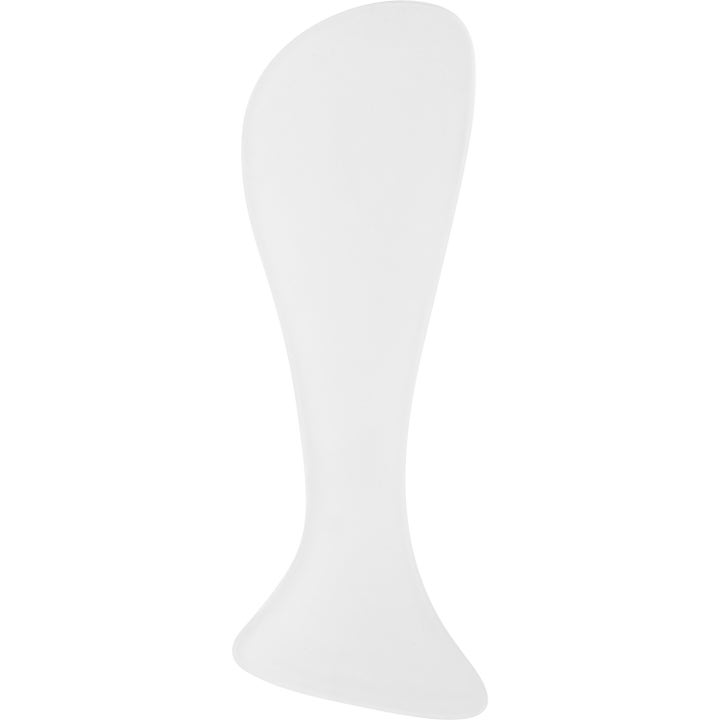 Medicube Collagen Jelly Cream 50 ml fugtgivende ansigtscreme med hvid buet spatel til påføring