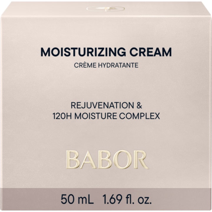 Babor Skinovage Moisturizing Cream 50 ml fugtgivende dagcreme i hvid papæske med lyseblå detaljer